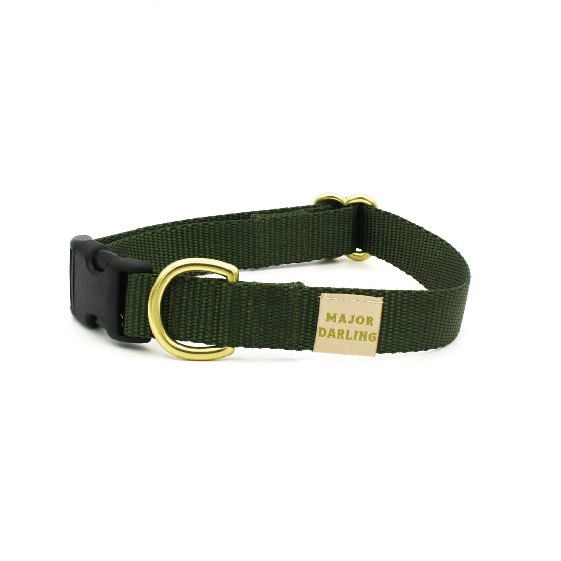Olive Side-Release Buckle Collar